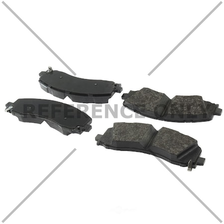 Centric Parts Centric 106.60910 Centric Posi-Quiet Extended Wear Semi-Metallic Disc Brake Pad Sets 106.6091